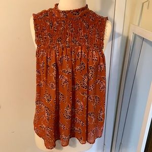 Anthropologie print blouse